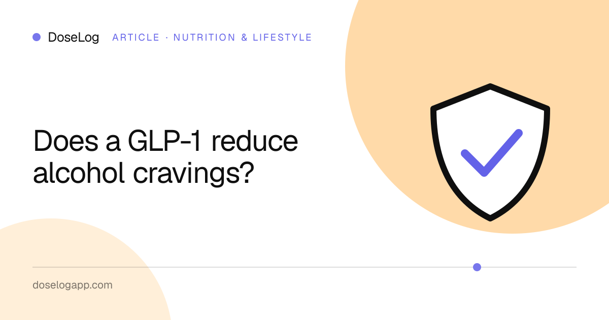 Does a GLP-1 reduce alcohol cravings?