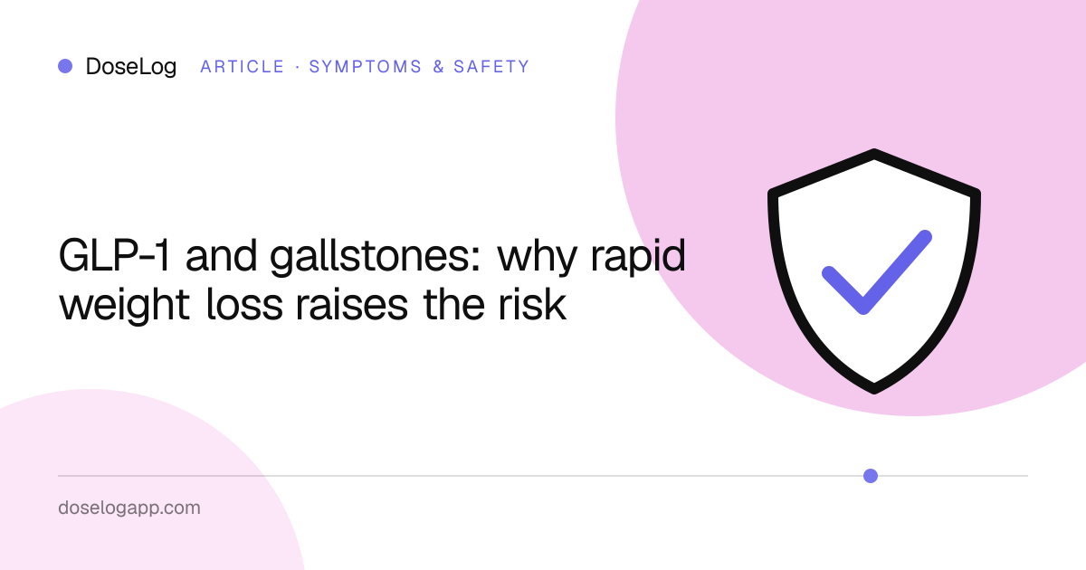 GLP-1 and gallstones: why rapid weight loss raises the risk