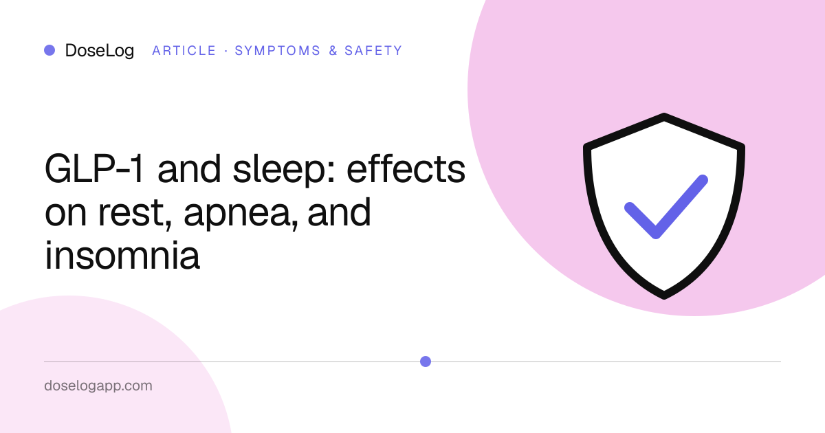 GLP-1 and sleep: effects on rest, apnea, and insomnia