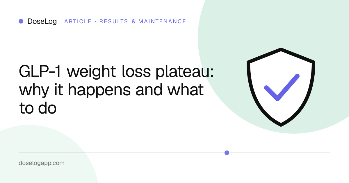 GLP-1 weight loss plateau: why it happens and what to do