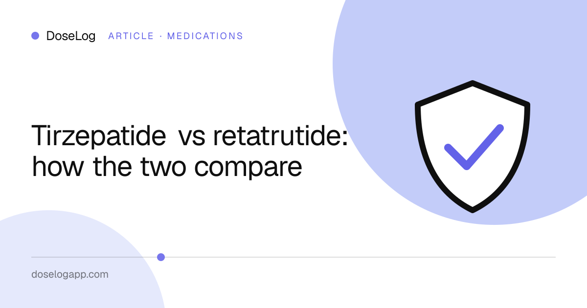Tirzepatide vs retatrutide: how the two compare