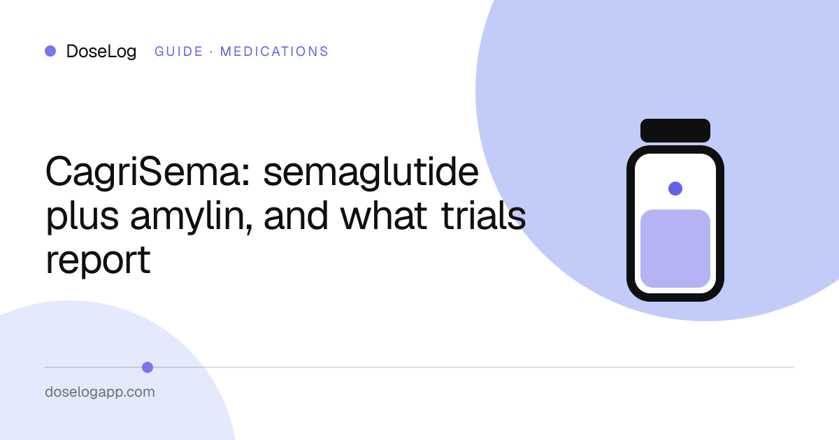 CagriSema: semaglutide plus amylin, and what trials report