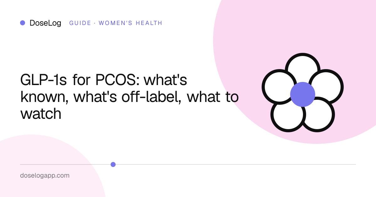GLP-1s for PCOS: what's known, what's off-label, what to watch