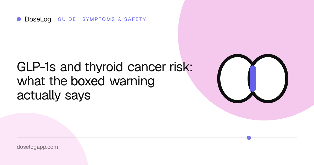 GLP-1s and thyroid cancer risk: what the boxed warning actually says