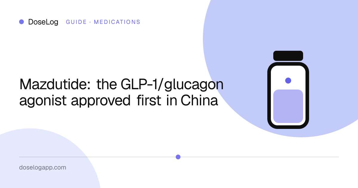 Mazdutide: the GLP-1/glucagon agonist approved first in China