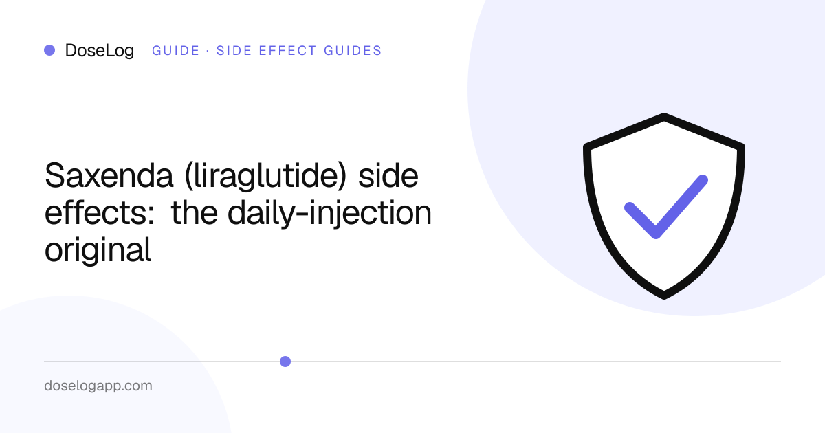 Saxenda (liraglutide) side effects: the daily-injection original