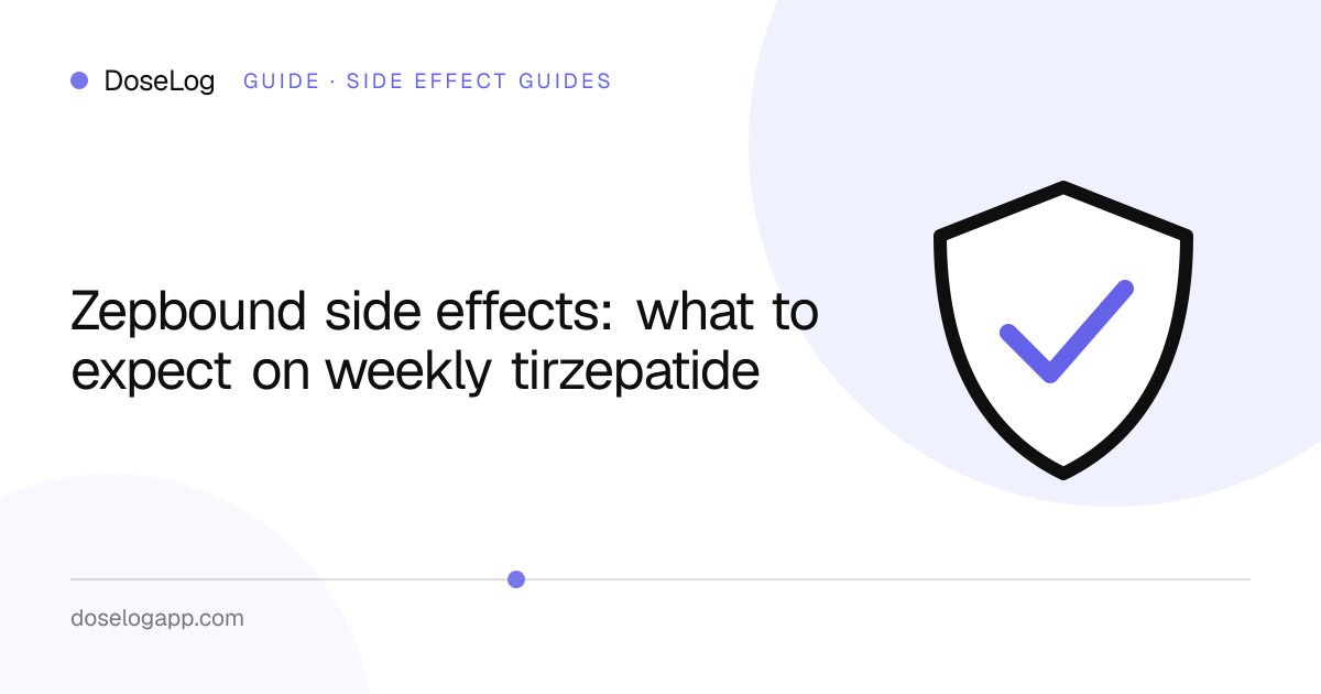 Zepbound side effects: what to expect on weekly tirzepatide
